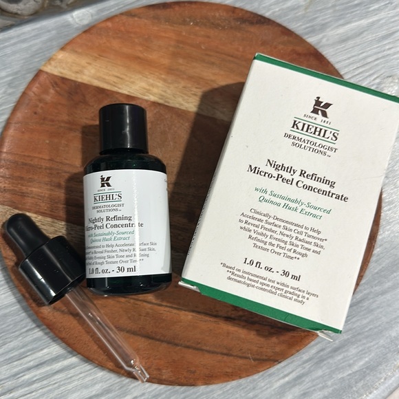 KIEHL'S NIGHTLY REFINING MICRO-PEEL Concentrate 1oz in box never used! - Picture 2 of 5